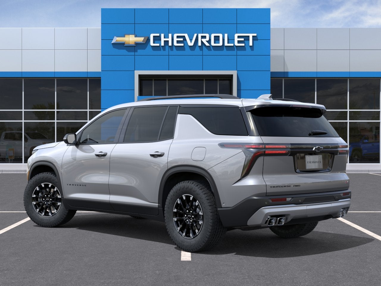 2026 Chevrolet Traverse — rear three-quarter view